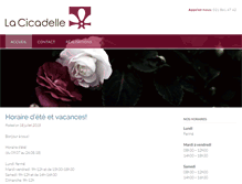 Tablet Screenshot of lacicadelle.ch